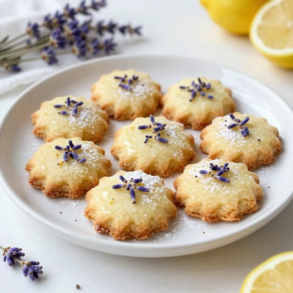 Lemon Lavender Shortbread Delightful and Easy Recipe