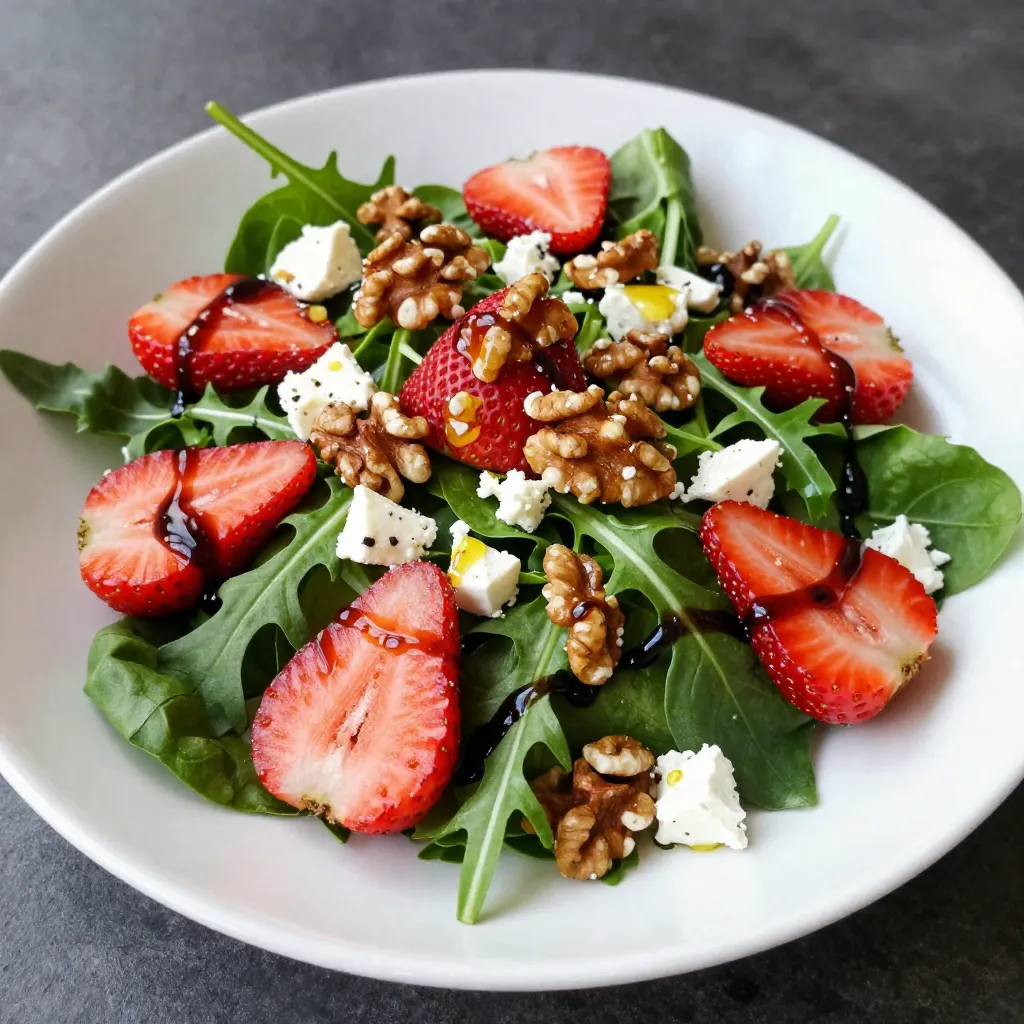 Balsamic Strawberry Salad Fresh and Simple Delight