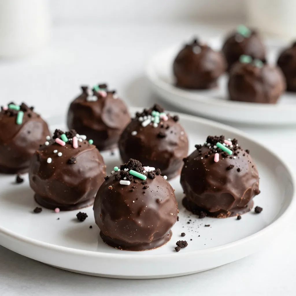 Chocolate Mint Oreo Truffles Delightful No-Bake Treat