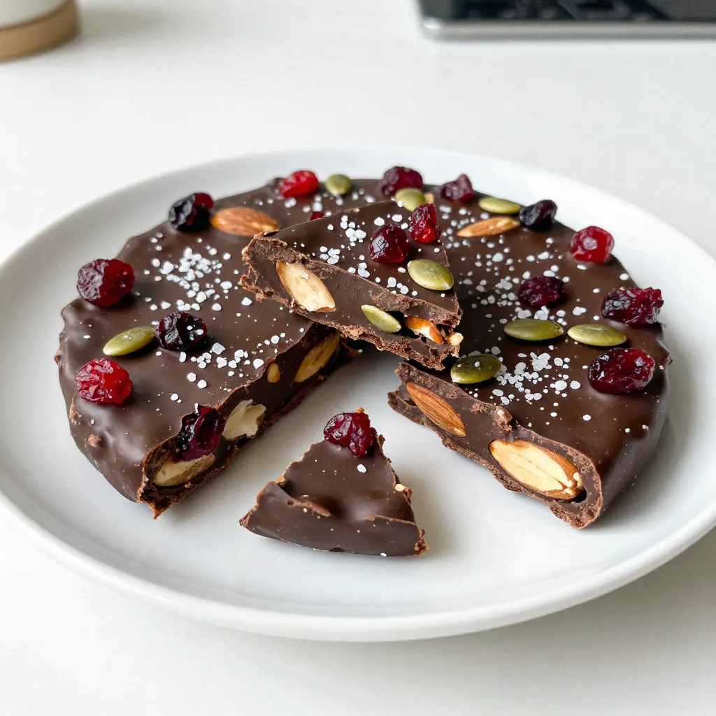 Dark Chocolate Sea Salt Bark Perfectly Delicious Treat