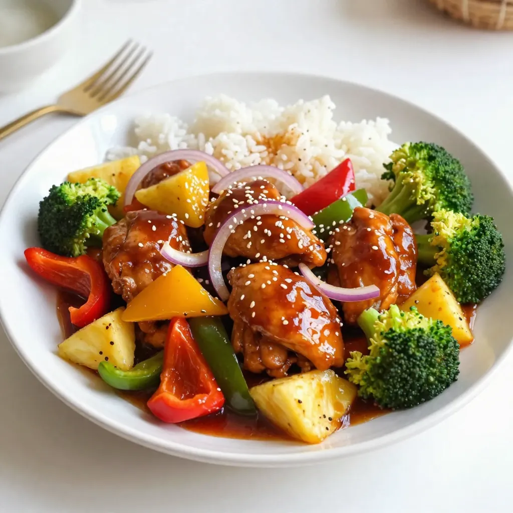 Sheet Pan Sweet and Sour Chicken Easy Weeknight Meal