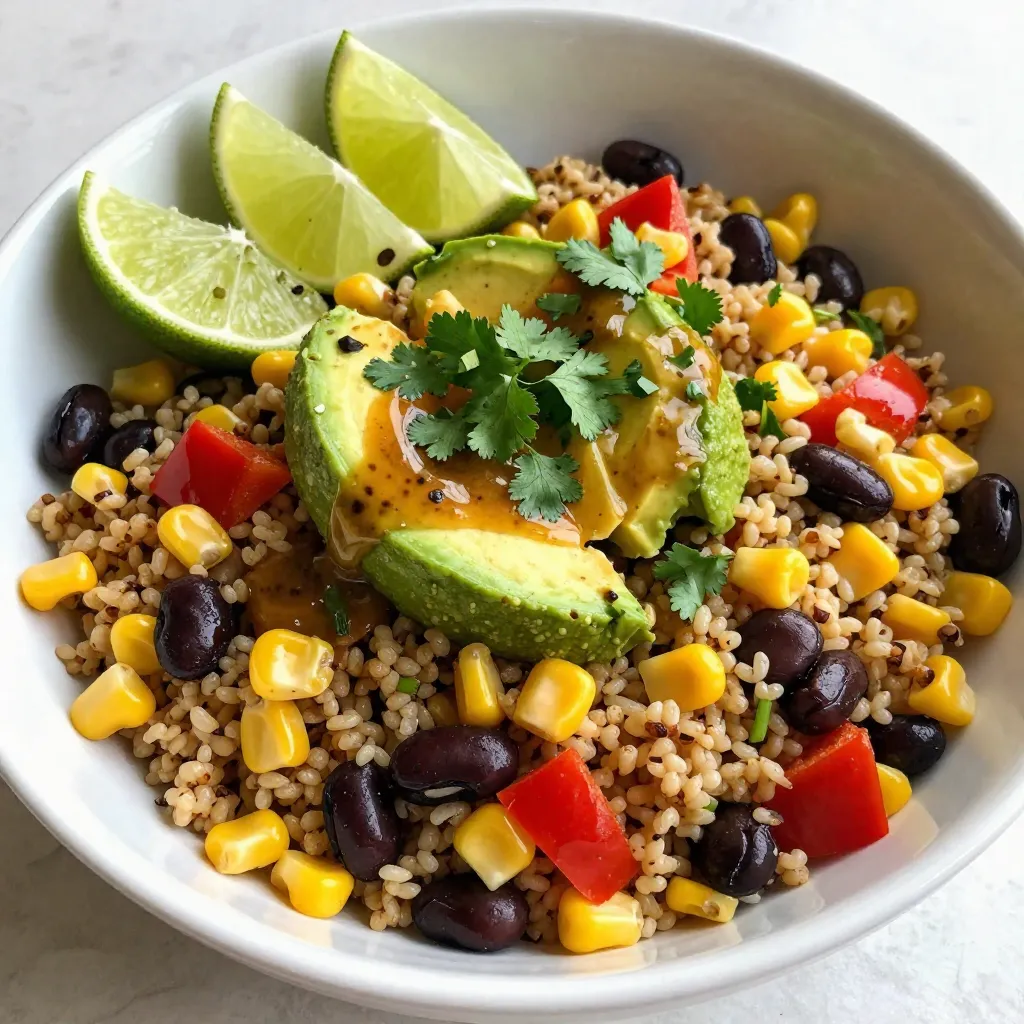 Chipotle Lime Quinoa Salad Fresh and Flavorful Dish