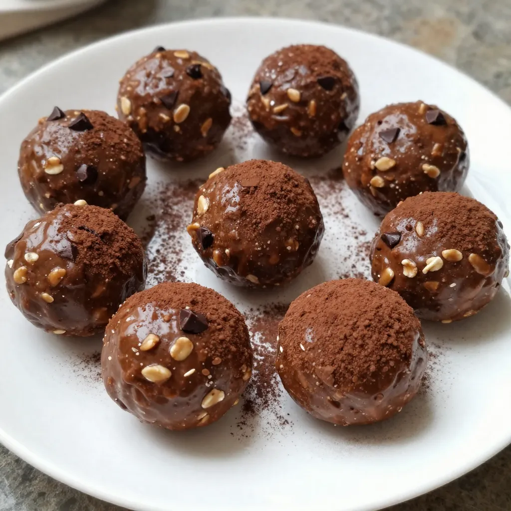 Peanut Butter Chocolate Energy Balls for Quick Fuel
