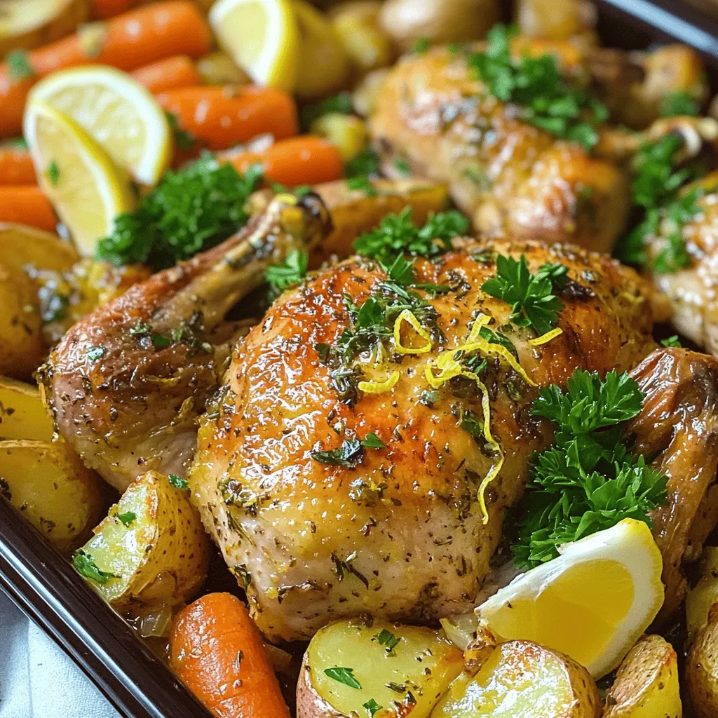 Lemon Garlic Roasted Chicken Simple Juicy Delight