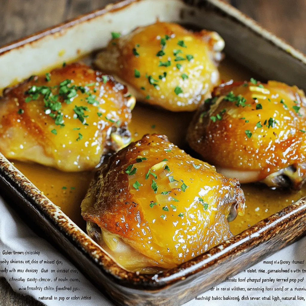 Honey Mustard Chicken Thighs Flavorful and Easy Recipe