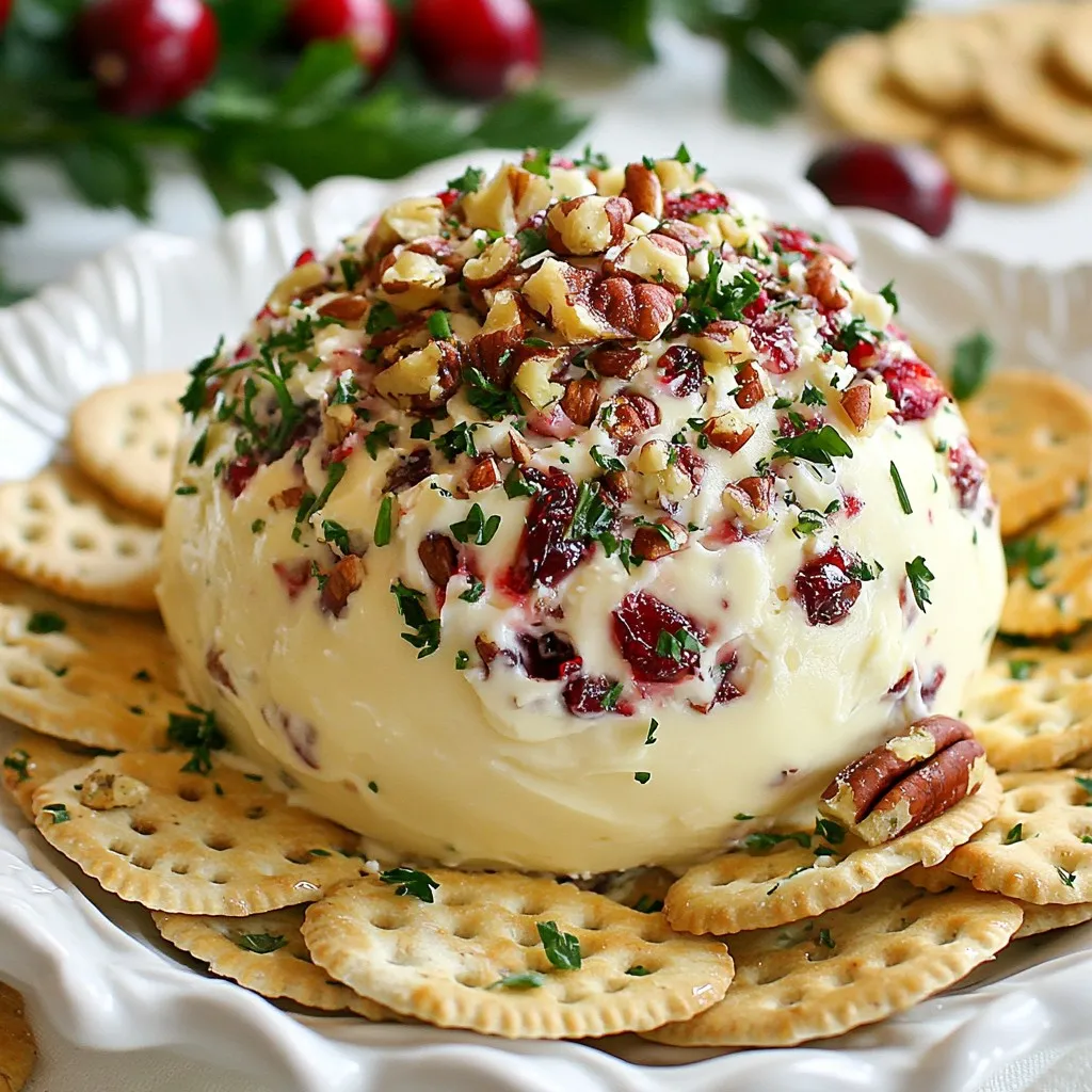 Cranberry Pecan Cheese Ball Flavorful Party Delight