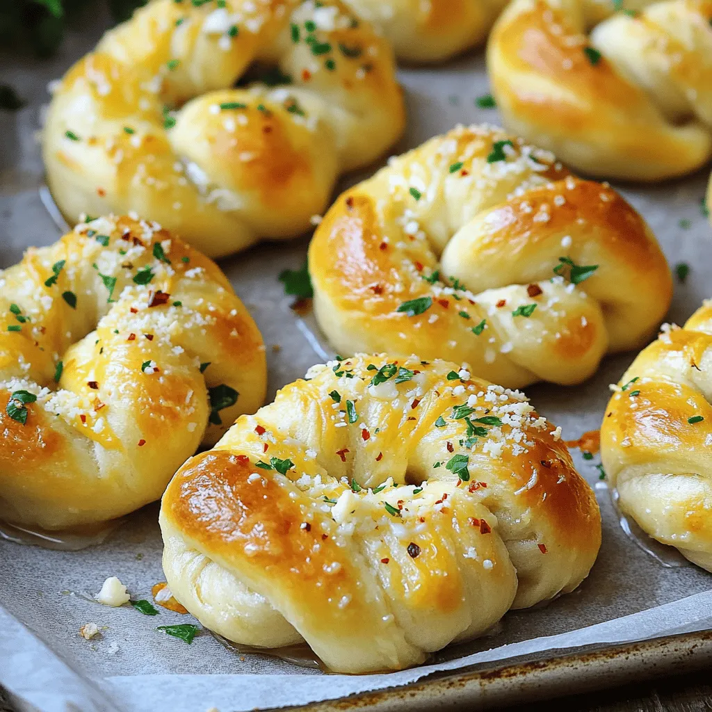 Garlic Parmesan Knots Flavorful Twist on a Classic