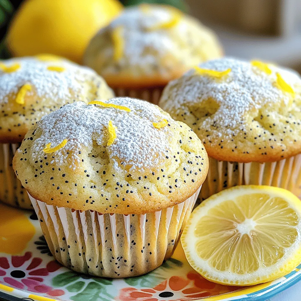 Lemon Poppy Seed Muffins Tasty and Simple Recipe