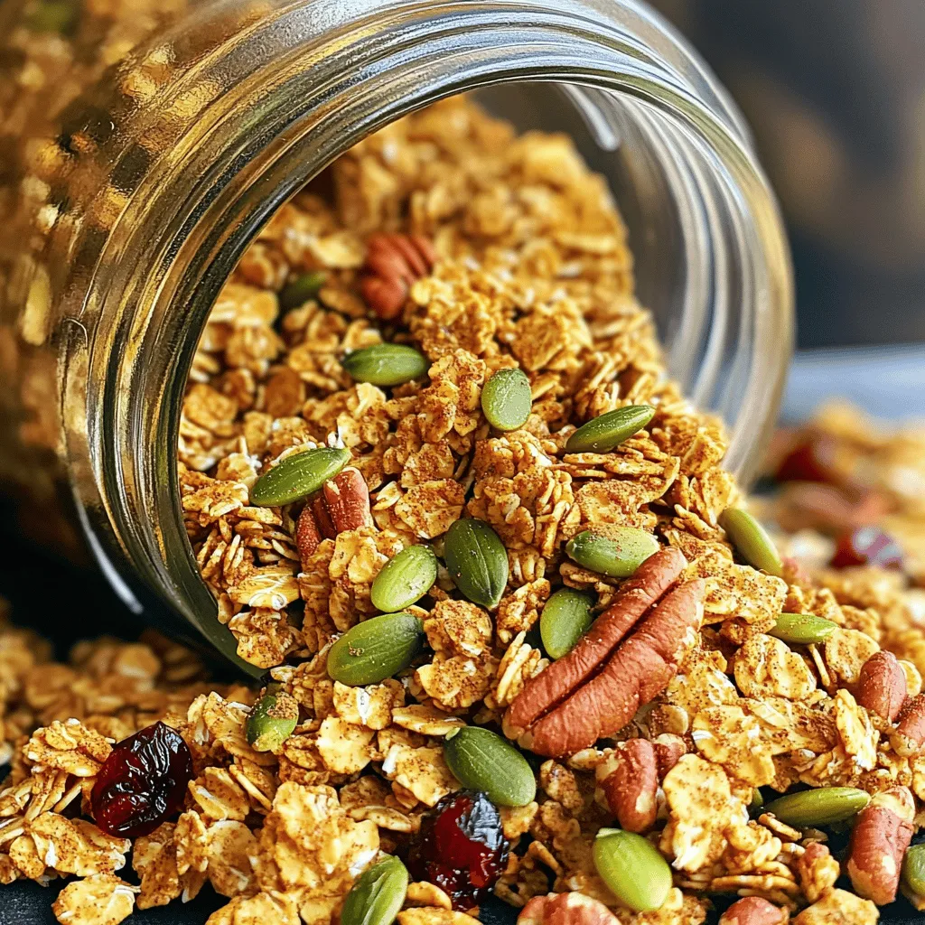 Pumpkin Spice Granola Tasty and Healthy Snack Option