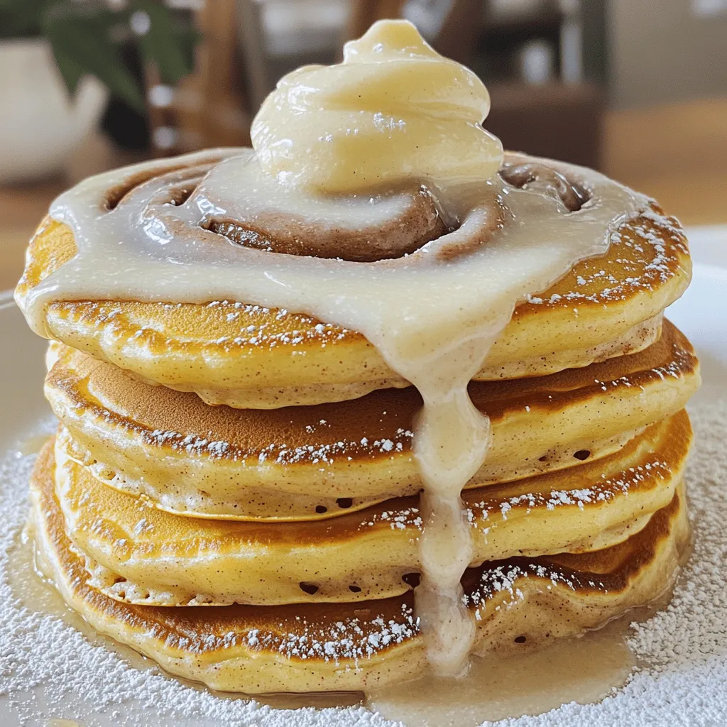 Cinnamon Roll Pancakes Irresistible Breakfast Delight