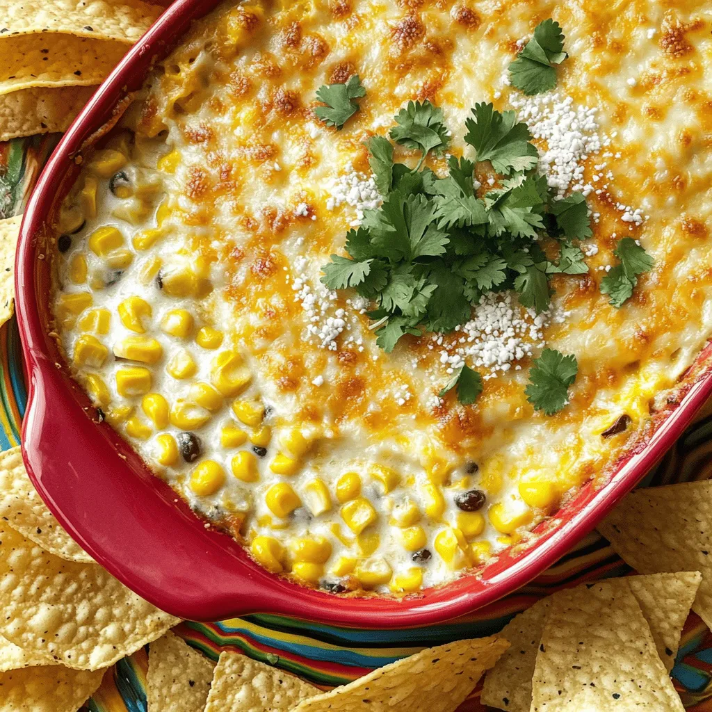 Cheesy Mexican Street Corn Dip Flavorful Party Delight