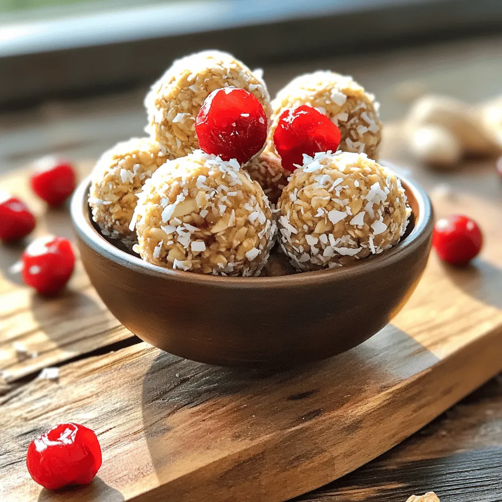 Cherry Almond Energy Balls Quick and Healthy Snack