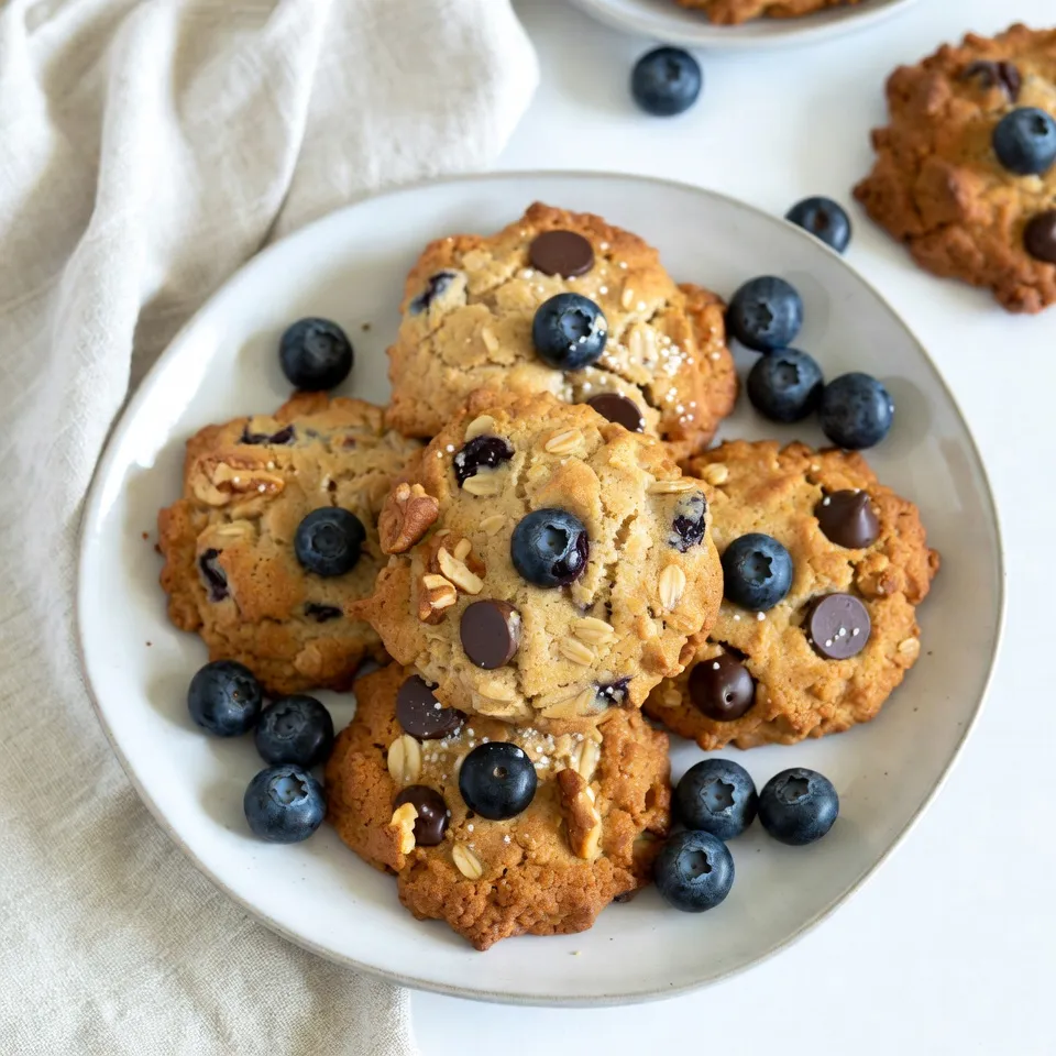 Blueberry Oatmeal Breakfast Cookies Tasty and Healthy