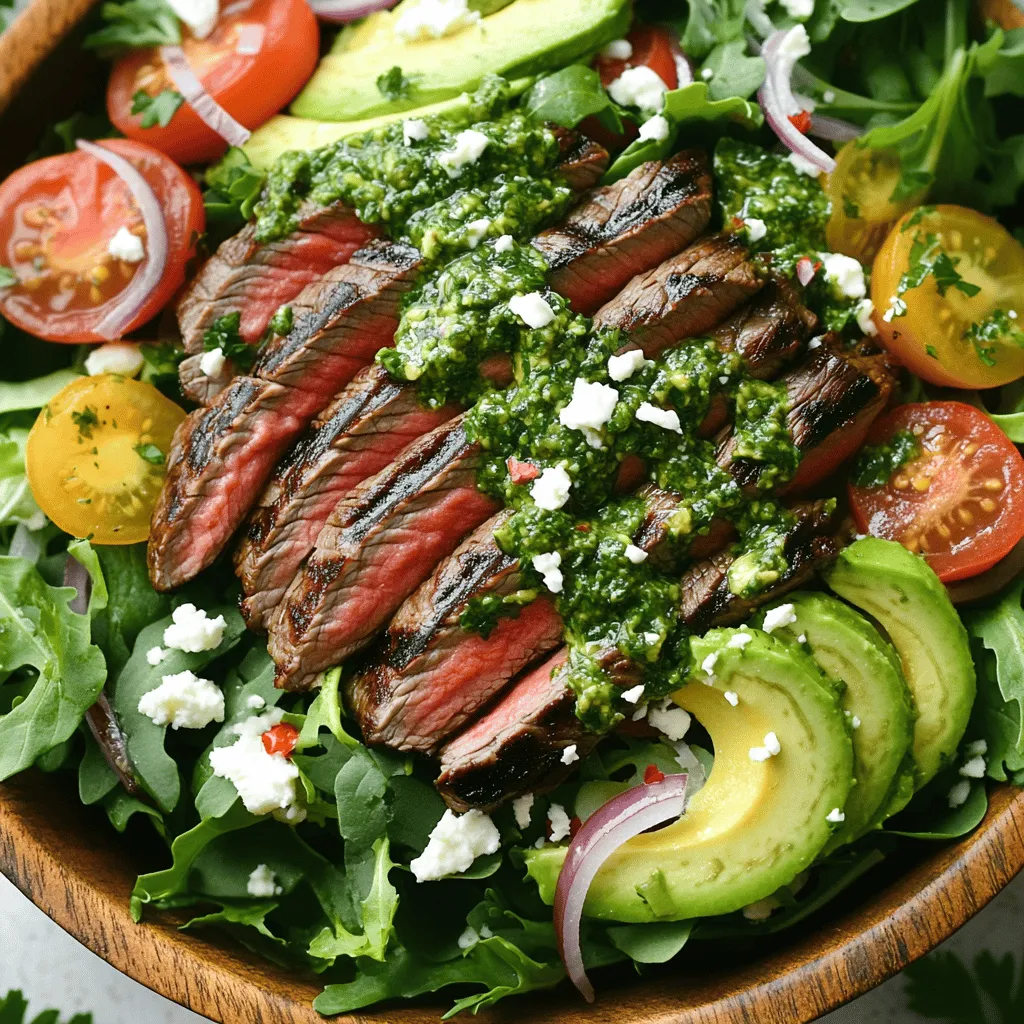 Chimichurri Steak Salad Fresh and Flavorful Meal