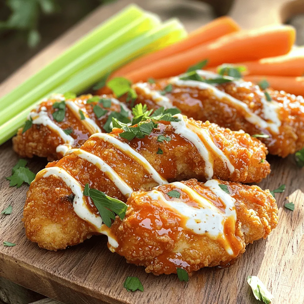 Buffalo Ranch Chicken Tenders Crispy and Flavorful Treat