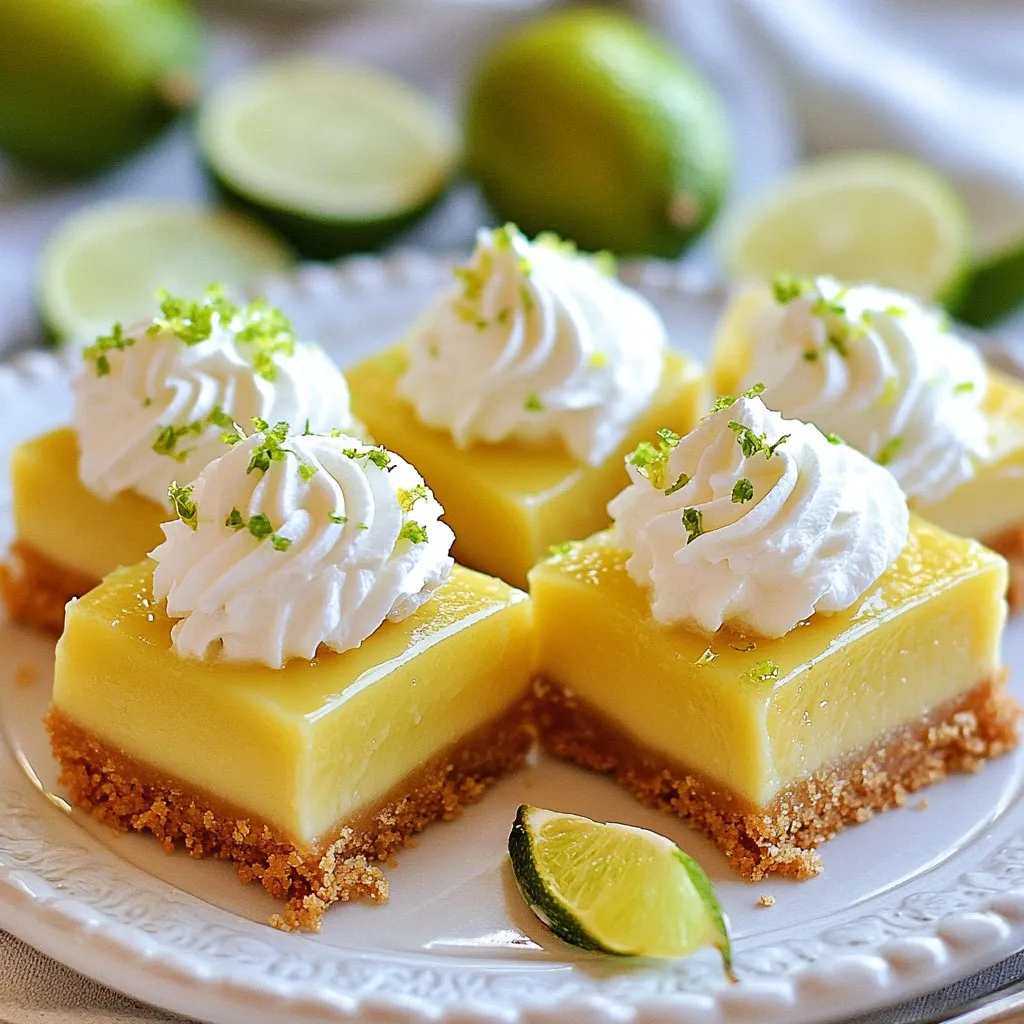 Key Lime Pie Bars Irresistible Refreshing Dessert