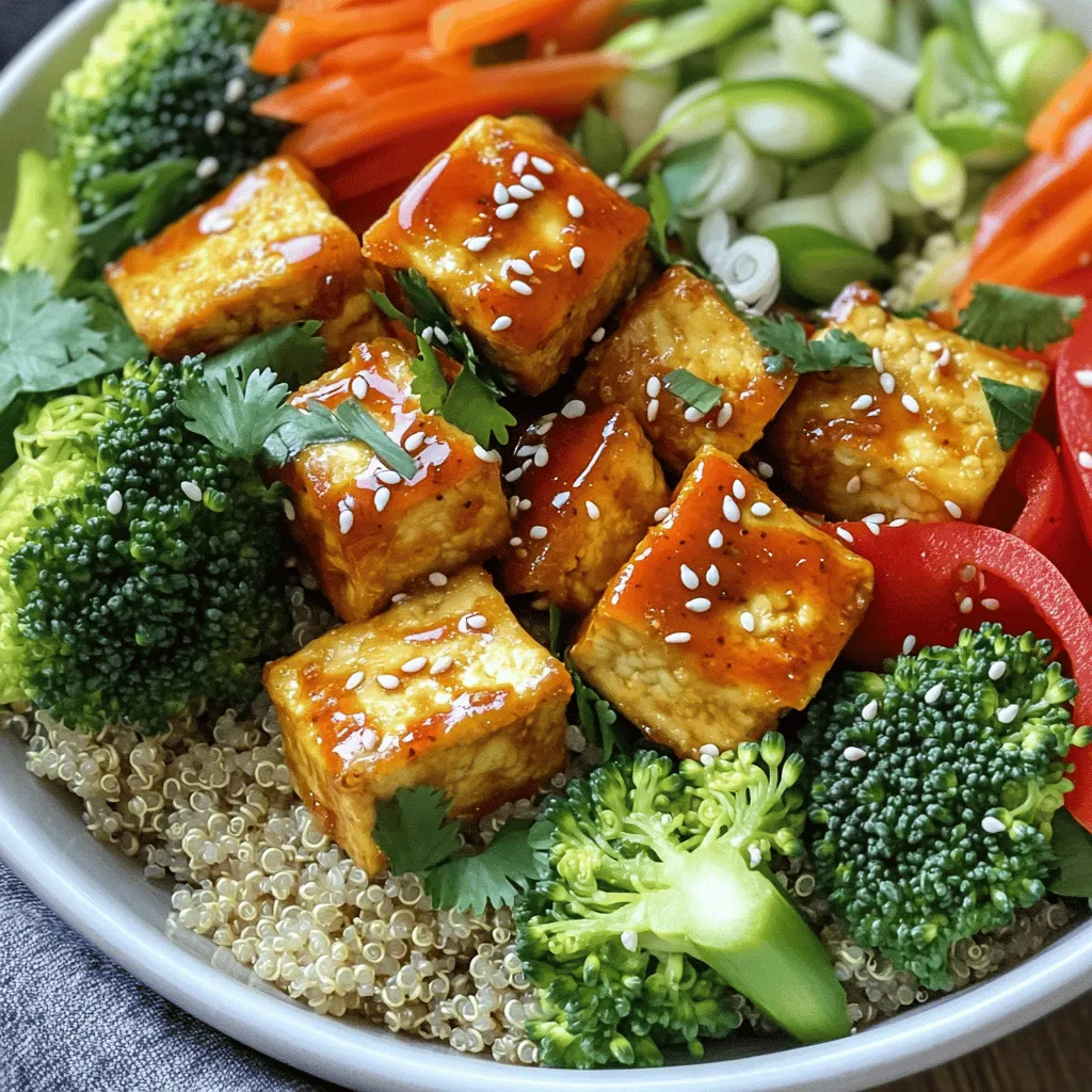 Spicy Sriracha Tofu Bowls Flavorful and Nutritious Meal