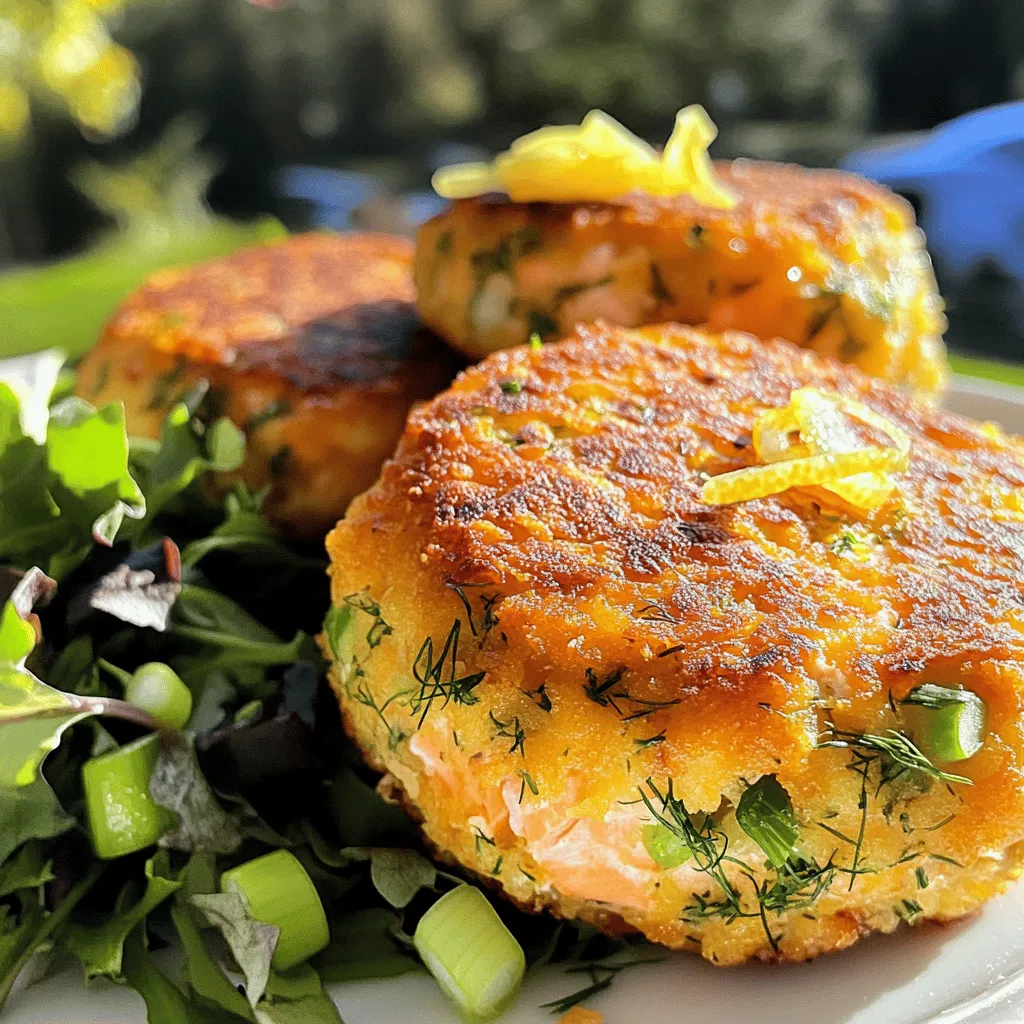 Lemon Dill Salmon Cakes Savory and Easy Recipe