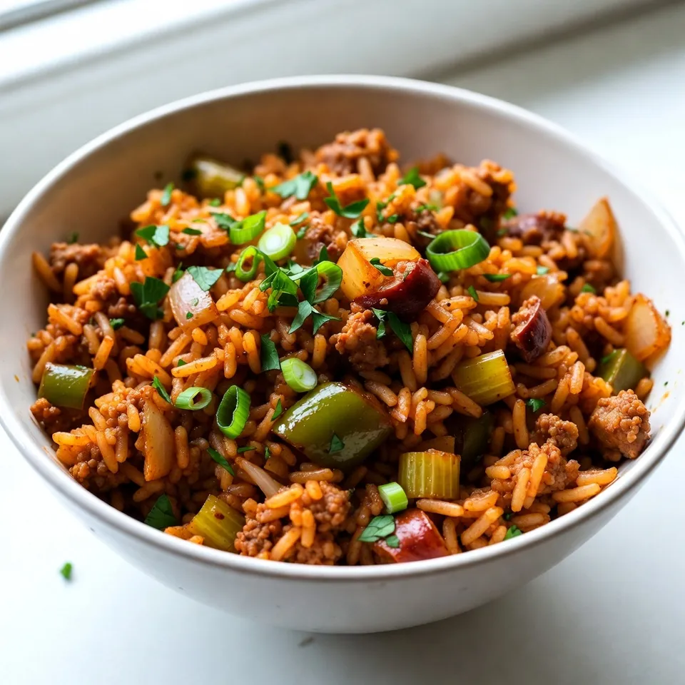 Spicy Cajun Dirty Rice Flavorful Southern Dish