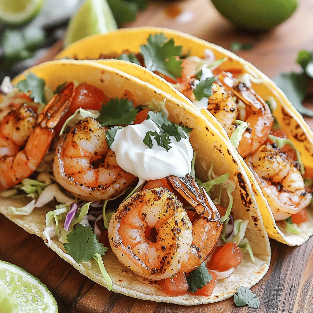 Spicy Garlic Shrimp Tacos Flavorful and Easy Meal