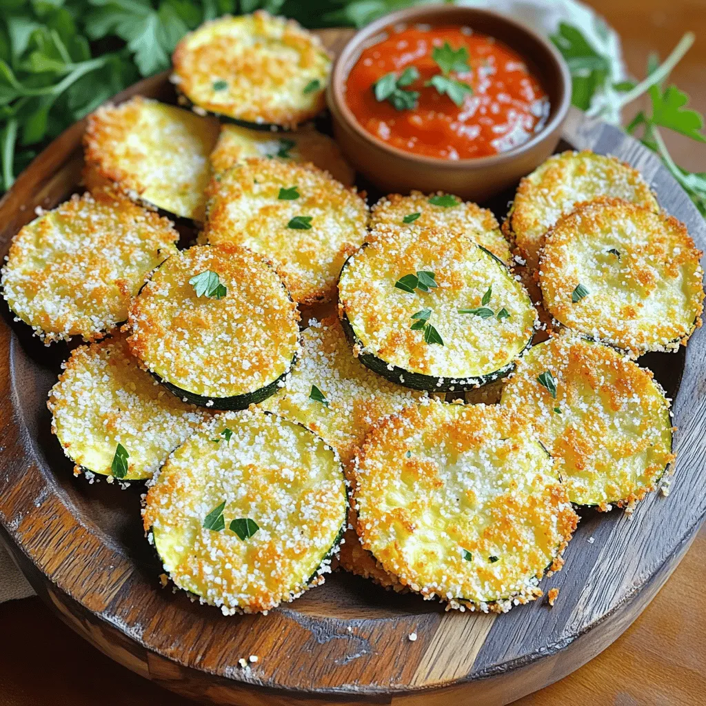 Crispy Parmesan Zucchini Chips Talented and Tasty Snack