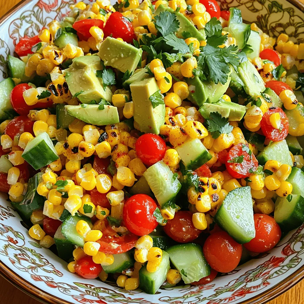 Grilled Corn Salad Fresh and Flavorful Side Dish
