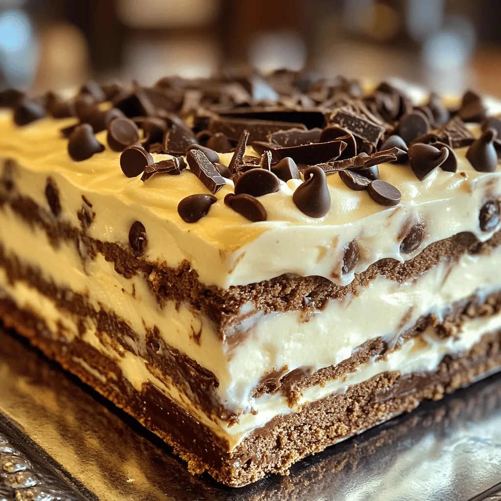 Mocha Chip Icebox Cake Delightful No-Bake Dessert