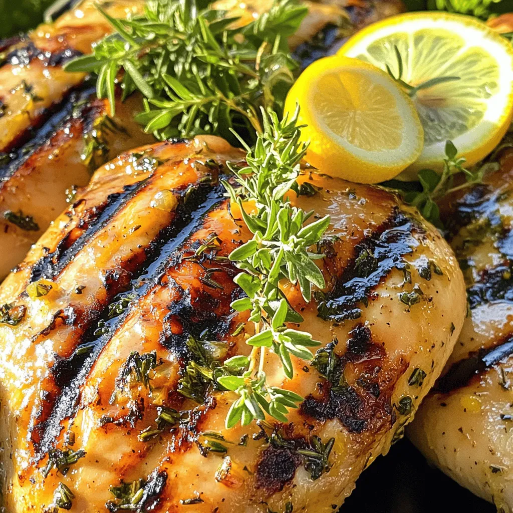 Lemon Herb Grilled Chicken Juicy and Flavorful Recipe