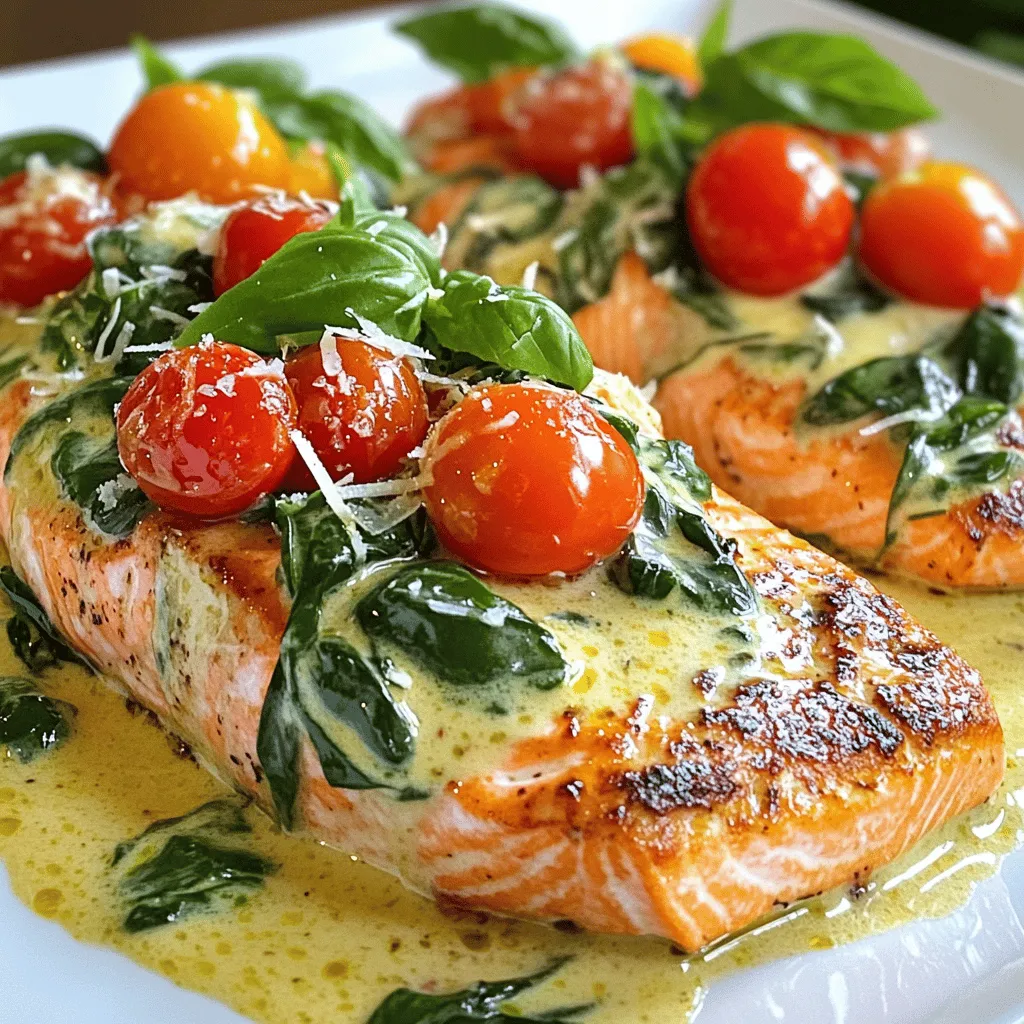 Creamy Garlic Tuscan Salmon Delightfully Easy Dish