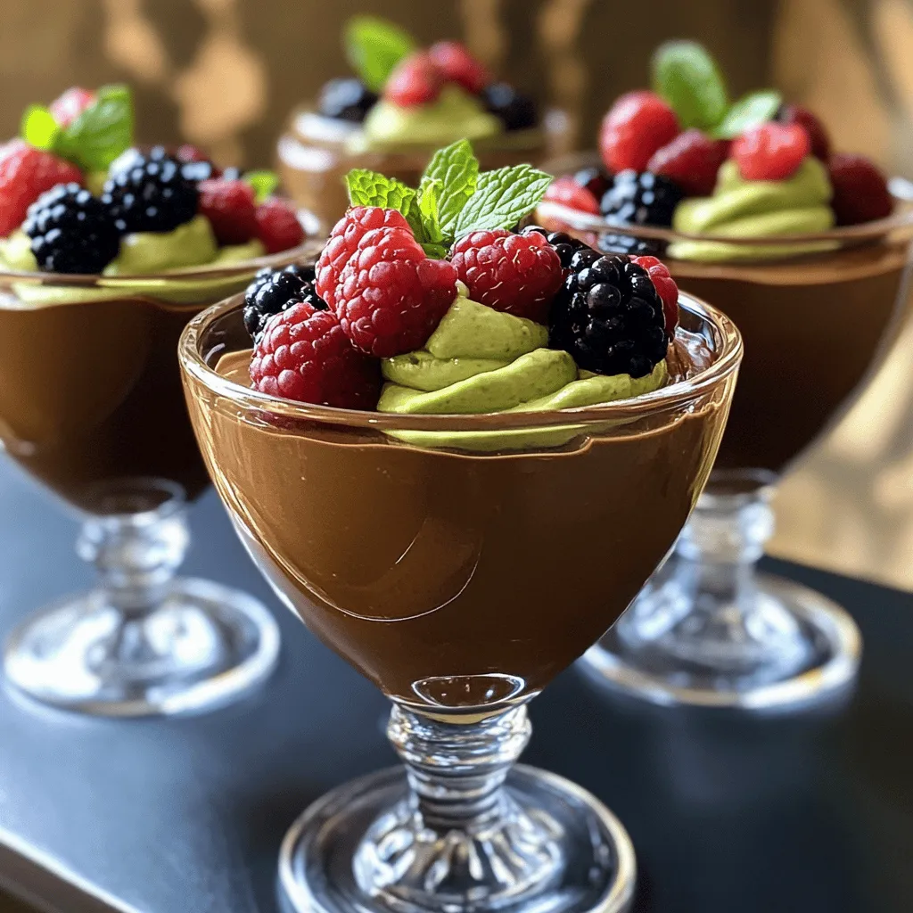 Chocolate Avocado Mousse Rich and Creamy Delight