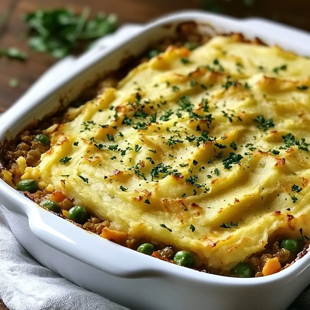Vegan Lentil Shepherd’s Pie Hearty and Satisfying Meal