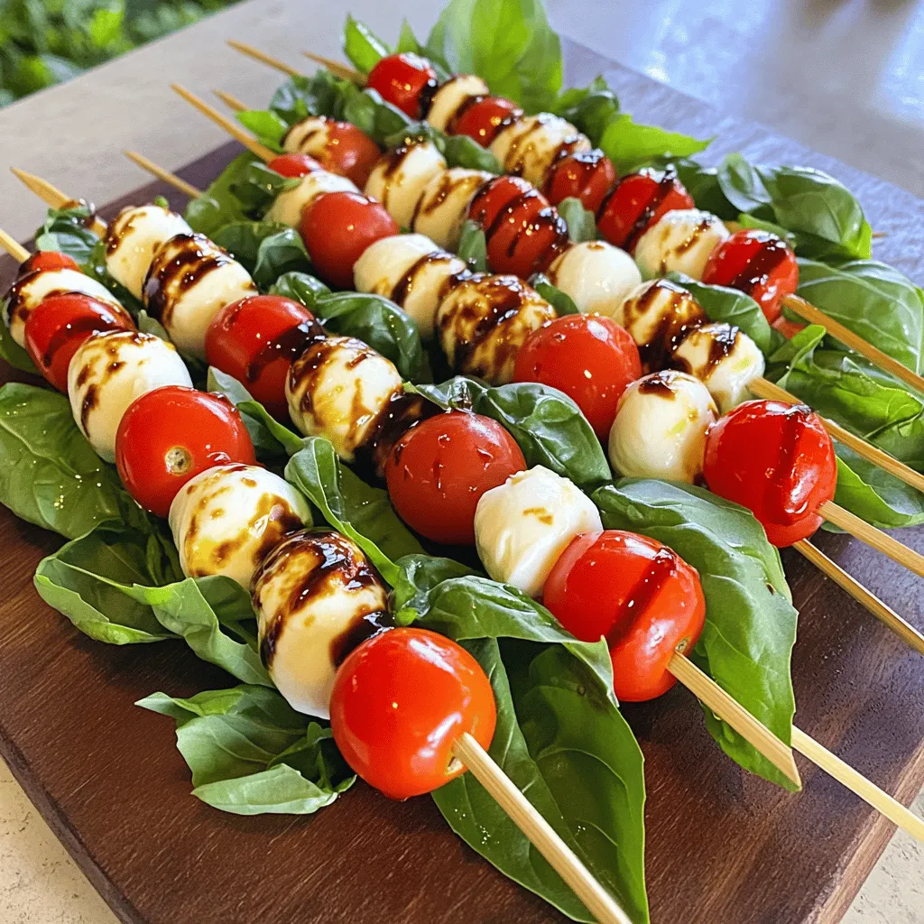 Easy Caprese Salad Skewers Simple and Tasty Recipe