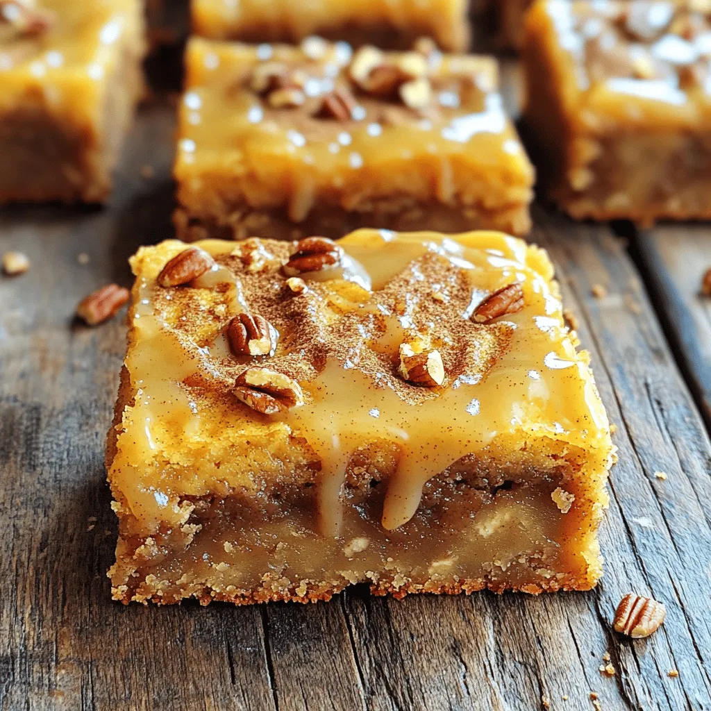 Cinnamon Roll Blondies Delightful and Easy Recipe