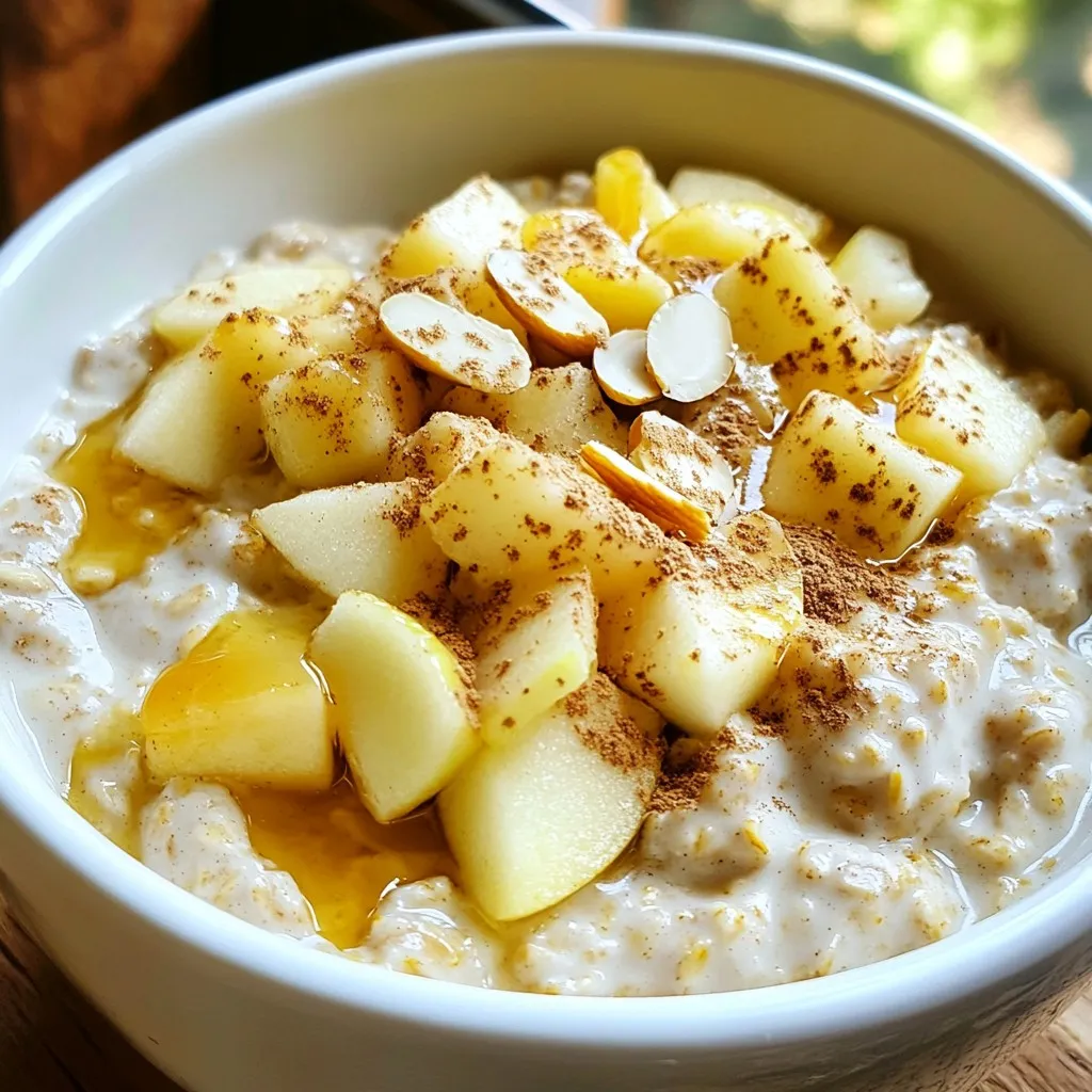 Cinnamon Apple Overnight Oats Healthy Breakfast Recipe
