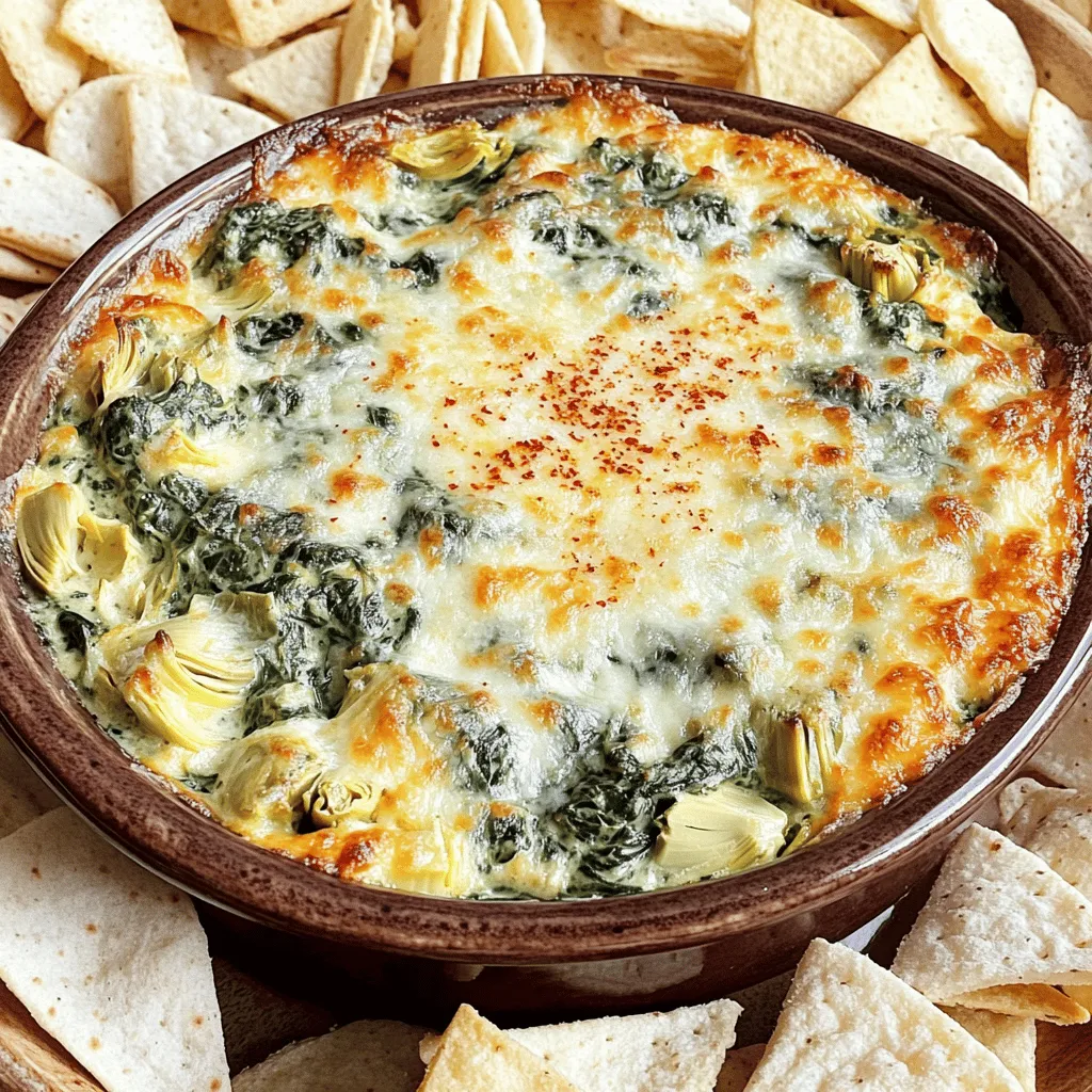 Creamy Spinach Artichoke Dip Irresistible Flavor Boost