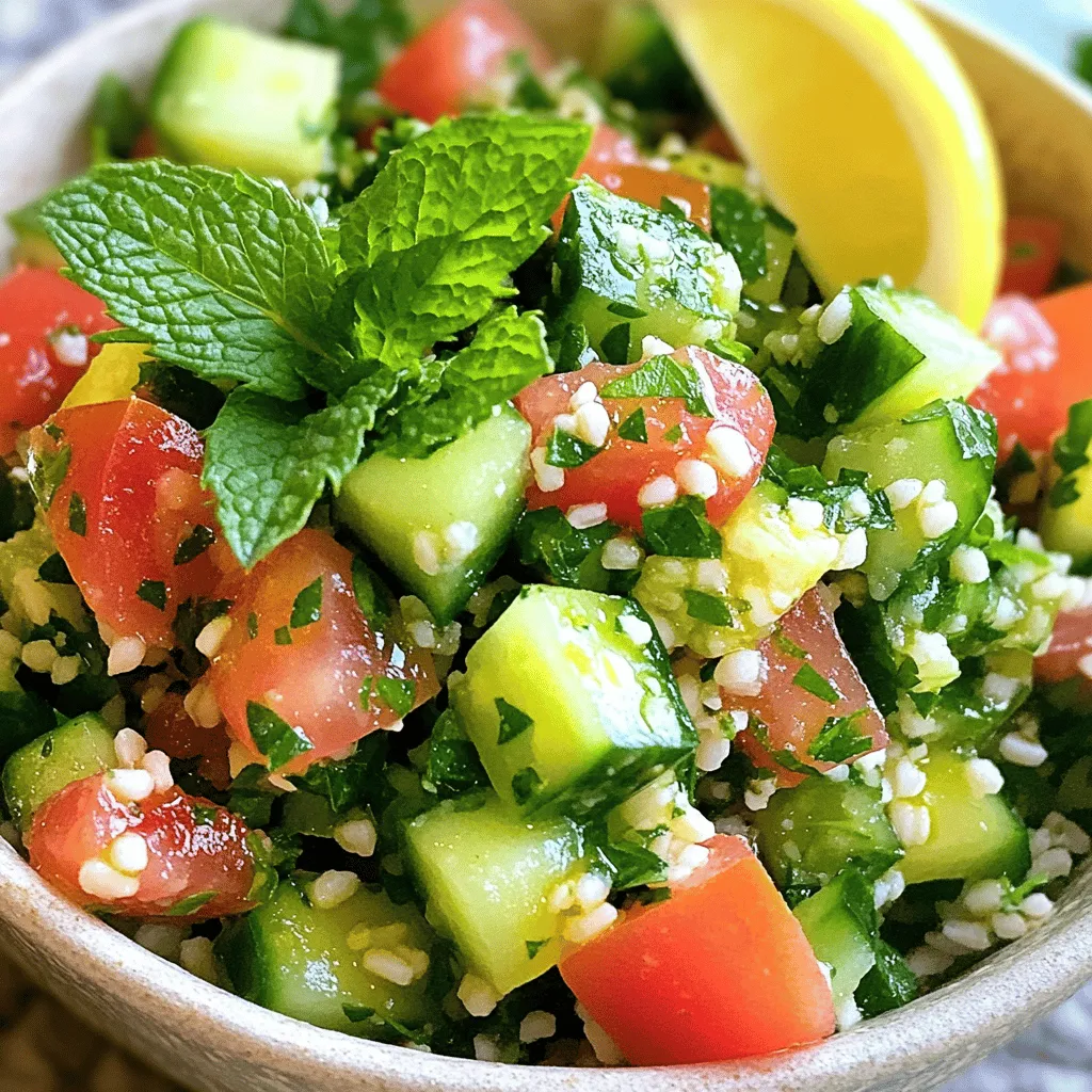 Classic Tabouli Salad Refreshing and Healthy Recipe