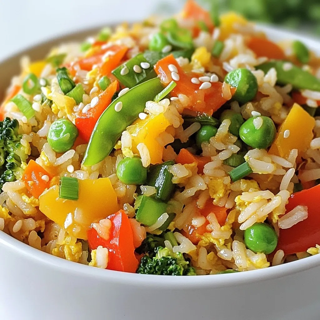 Veggie Loaded Fried Rice Simple and Tasty Meal