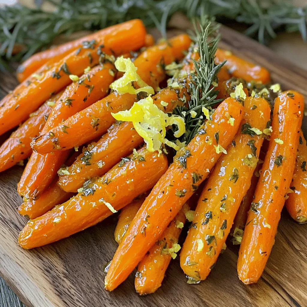 Garlic Herb Roasted Carrots Flavorful and Simple Dish