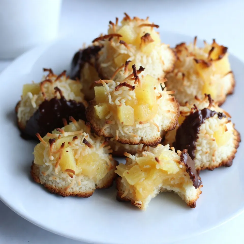 Pineapple Coconut Macaroons Delightful Treat Recipe