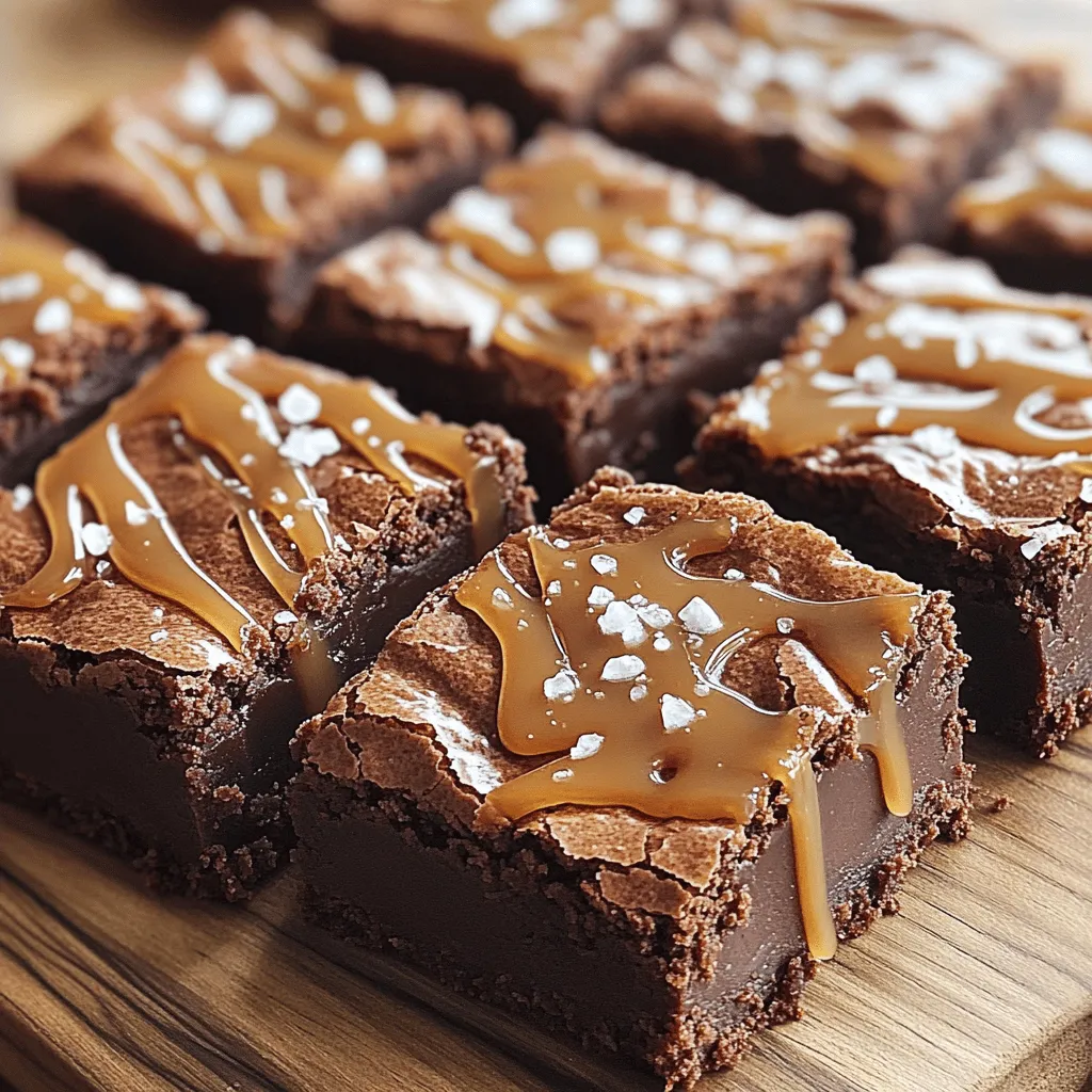 Fudgy Salted Caramel Brownies Irresistible Recipe Guide