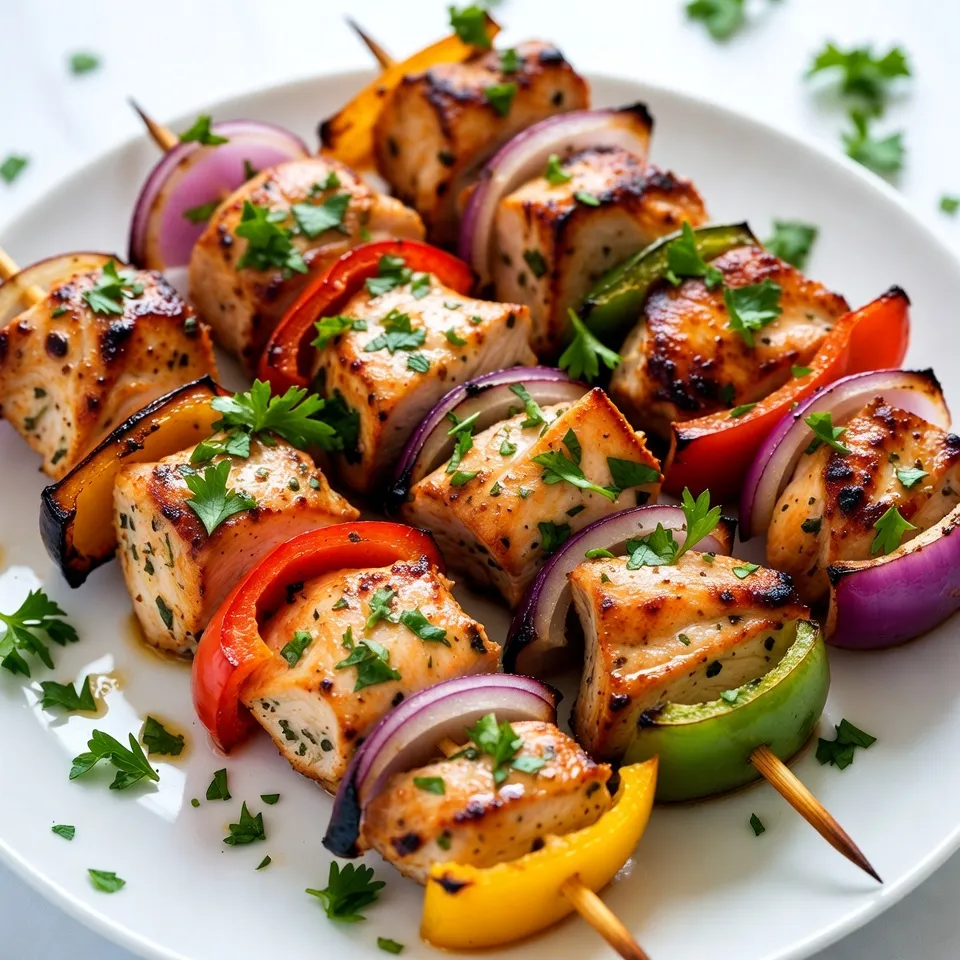 Garlic Herb Chicken Kabobs Flavorful and Easy Recipe