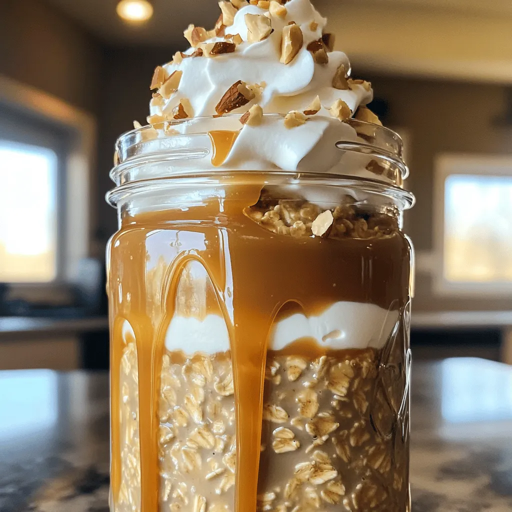 Caramel Macchiato Overnight Oats Simple and Tasty Treat