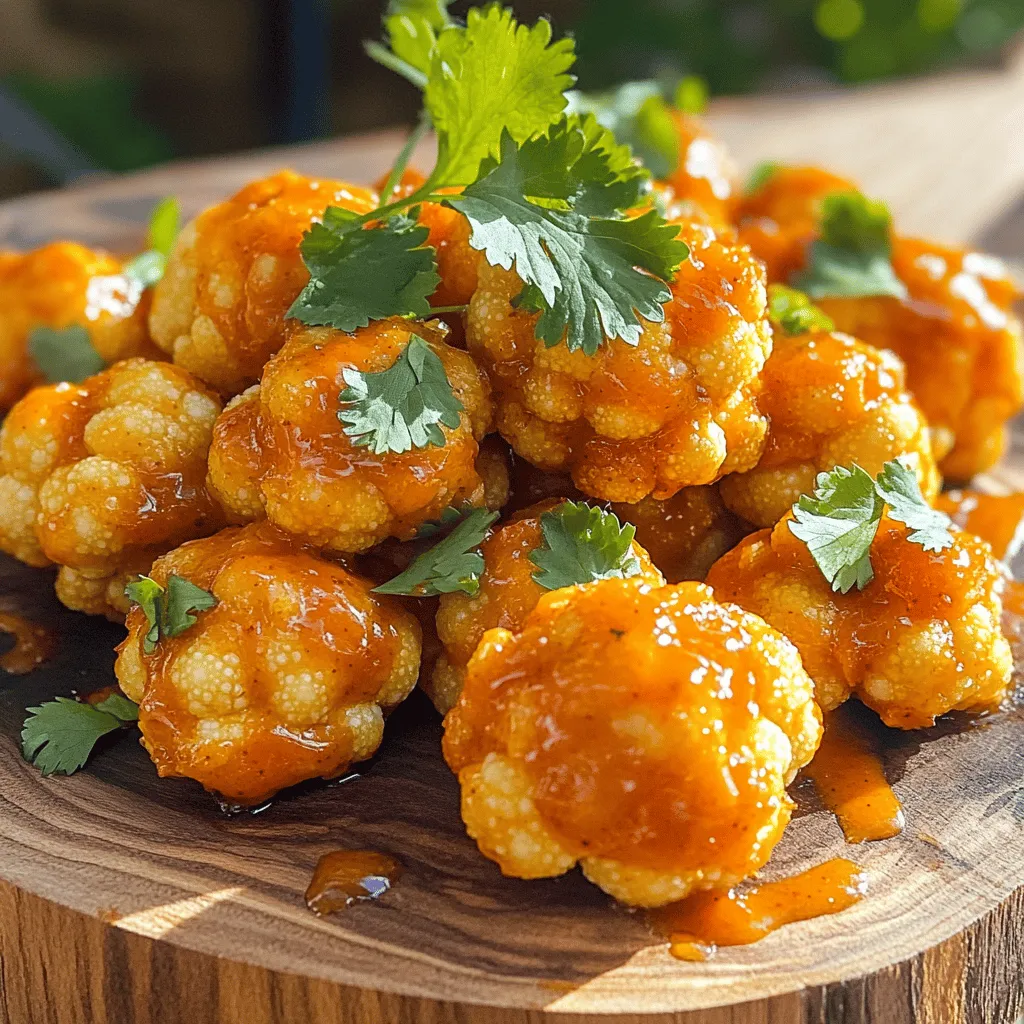 Buffalo Cauliflower Bites Healthy and Flavorful Snack