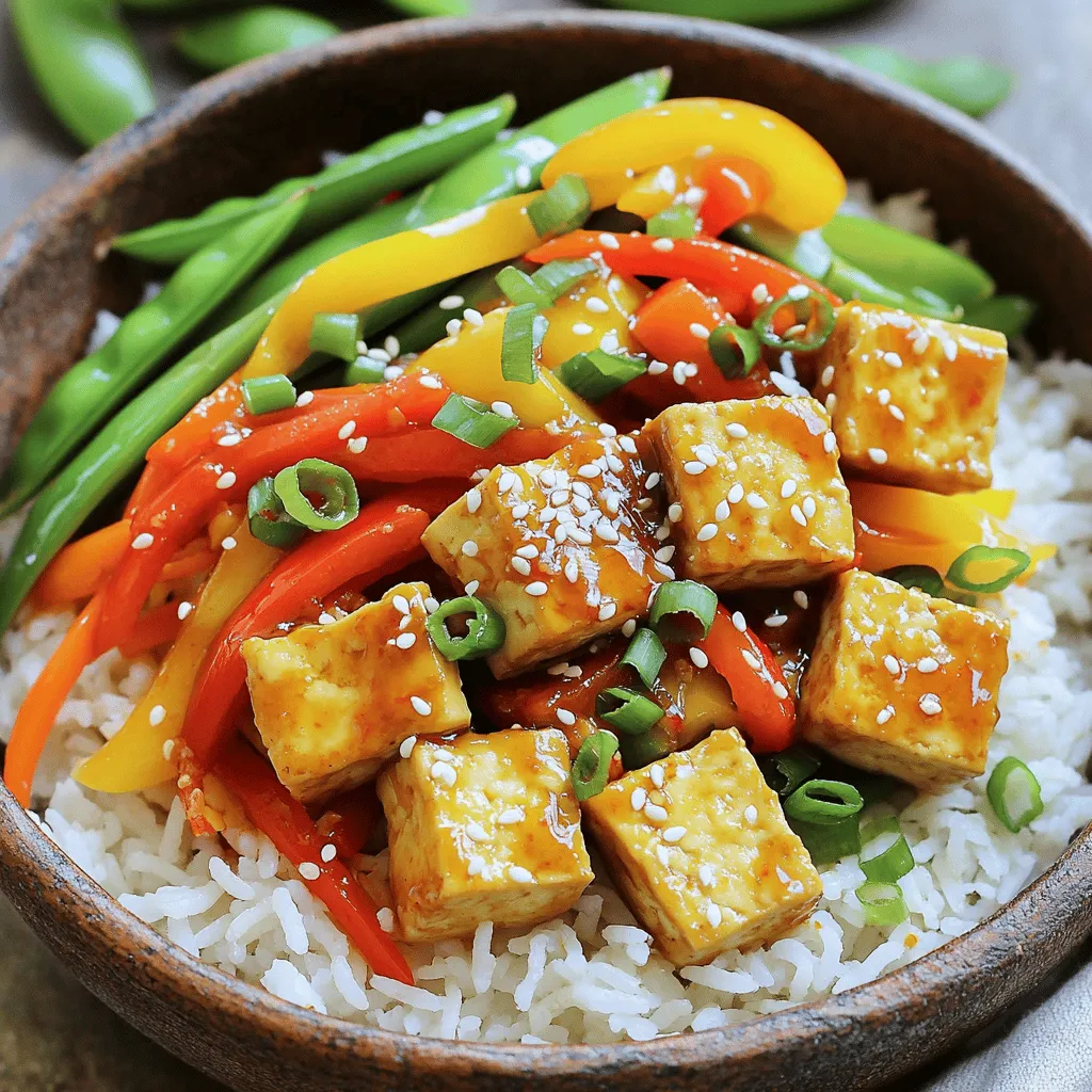 Sweet Chili Tofu Stir Fry Flavorful and Simple Dish