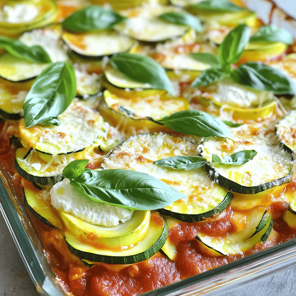 Zucchini Lasagna Yummy and Simple Weeknight Meal