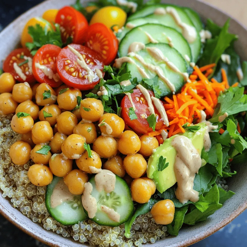 Easy Chickpea Buddha Bowl Nourishing and Simple Meal