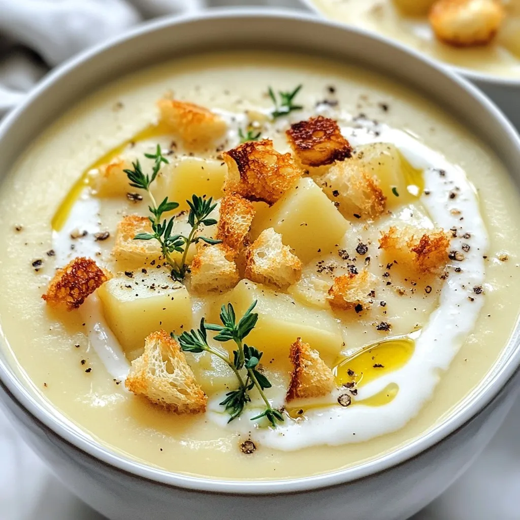 Creamy Roasted Garlic Soup Rich and Smooth Delight