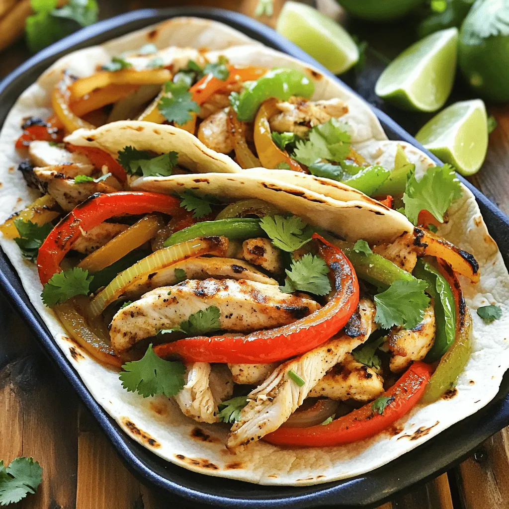 Easy Chicken Fajitas Flavorful and Quick Dinner Recipe