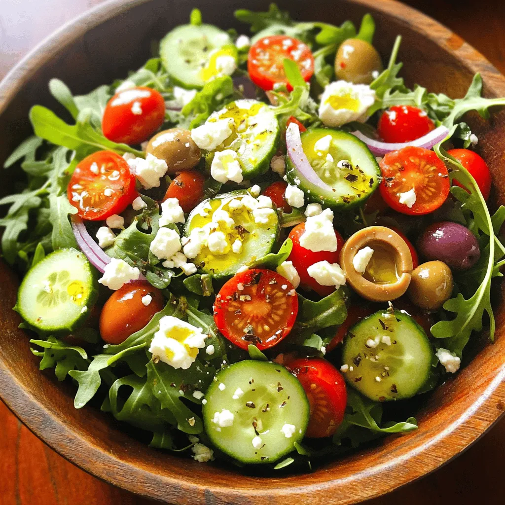 Simple Greek Salad Fresh and Healthy Summer Dish