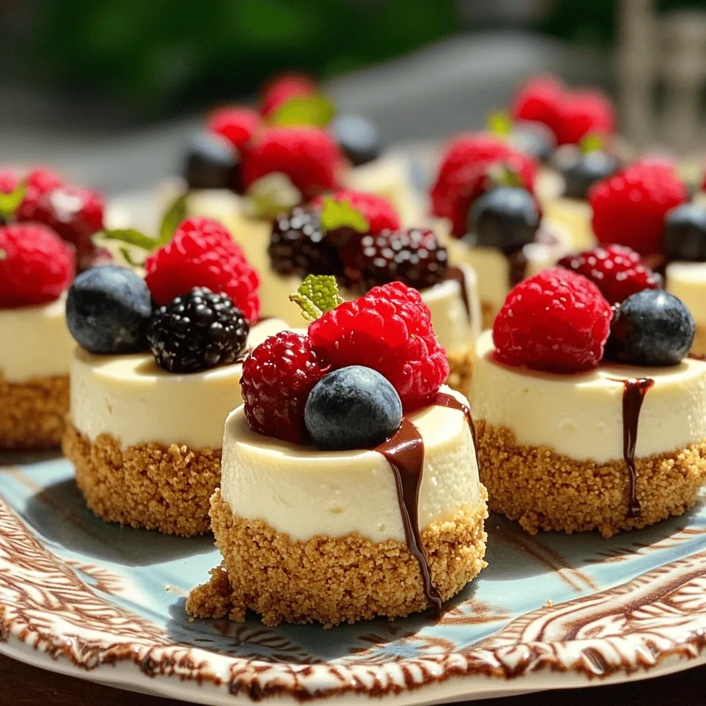 Delectable No-Bake Cheesecake Bites Easy Dessert Treat
